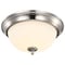 Nuvo Center Lock 13 Inch LED Flush Mount, 19 Watt, 3000K, Brushed Nickel Finish, Frosted Glass 62/1560 - alternate 5